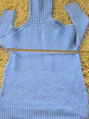 American Eagle Outfitters Light Blue Turtleneck Sweater
